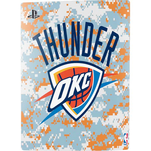 NBA Oklahoma City Thunder Digi Camo PS5 Digital Edition Bundle Skin