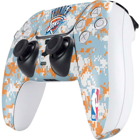 NBA Oklahoma City Thunder Digi Camo PS5 Controller Skin