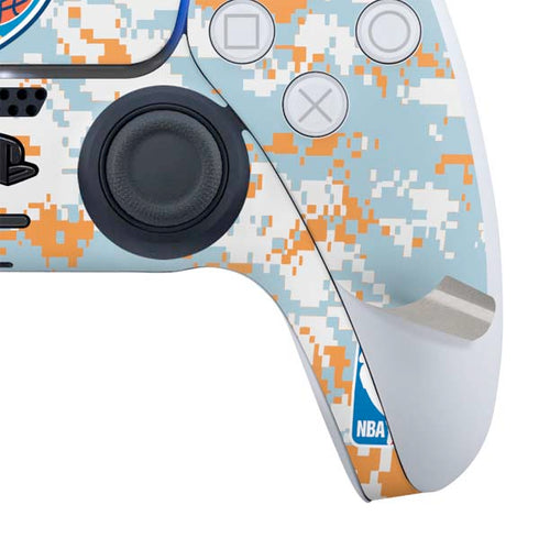 NBA Oklahoma City Thunder Digi Camo PS5 Slim Digital Edition Bundle Skin