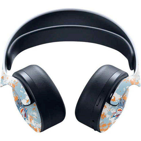 NBA Oklahoma City Thunder Digi Camo PULSE 3D Wireless Headset for PS5 Skin