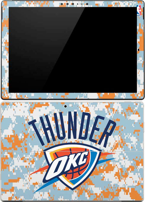 NBA Oklahoma City Thunder Digi Camo Surface Pro 4 Skin