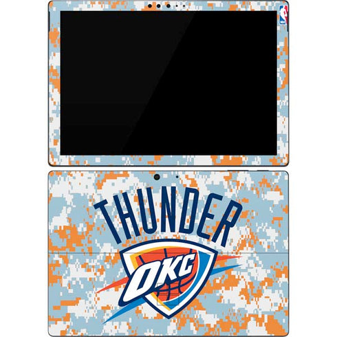 NBA Oklahoma City Thunder Digi Camo Surface Pro 7 Skin