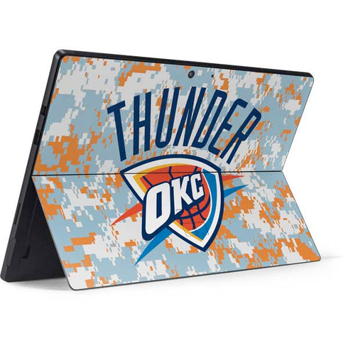 NBA Oklahoma City Thunder Digi Camo Surface Pro 7 Skin