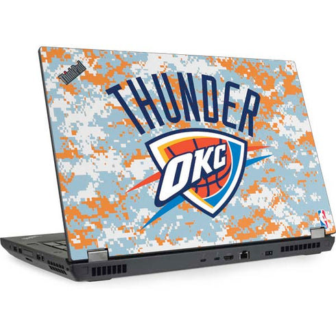NBA Oklahoma City Thunder Digi Camo Lenovo ThinkPad Skin