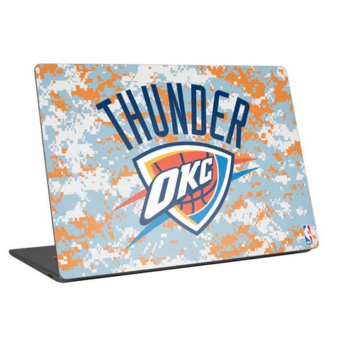 NBA Oklahoma City Thunder Digi Camo Universal Laptop 13in (10.6 x 7.6in) Skin