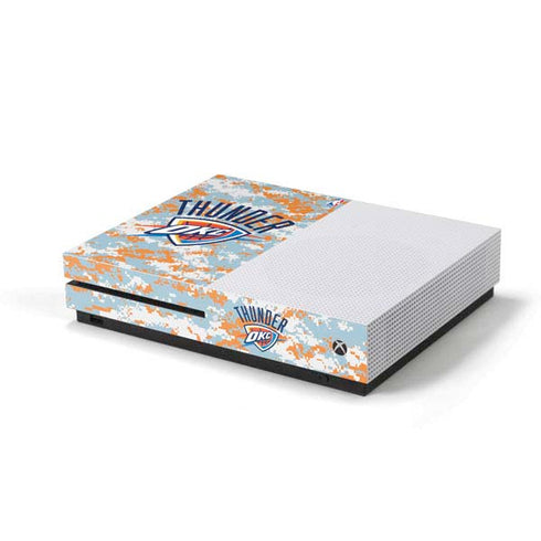 NBA Oklahoma City Thunder Digi Camo Xbox One S Console Skin