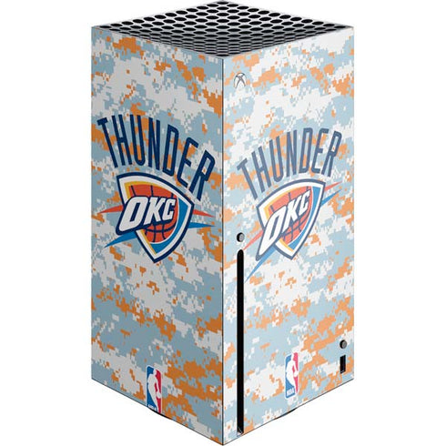 NBA Oklahoma City Thunder Digi Camo Xbox Series X Console Skin