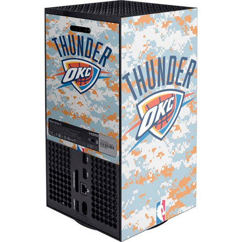NBA Oklahoma City Thunder Digi Camo Xbox Series X Console Skin
