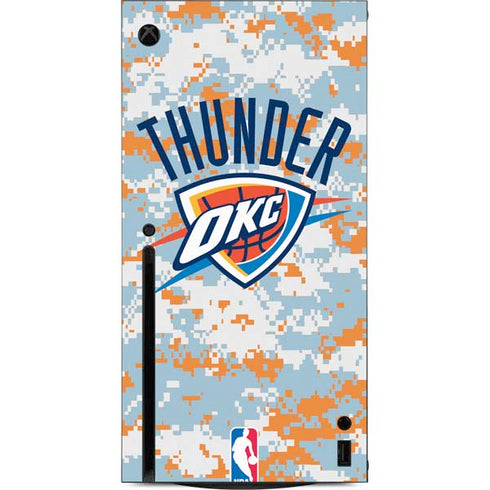 NBA Oklahoma City Thunder Digi Camo Xbox Series X Console Skin