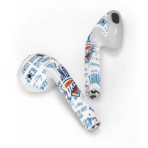 NBA Oklahoma City Thunder Historic Blast Apple AirPods Skin