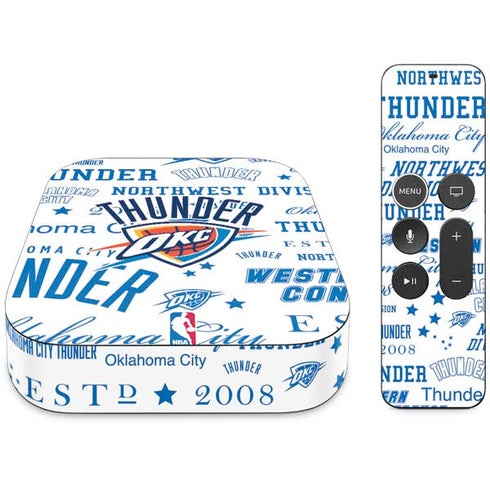 NBA Oklahoma City Thunder Historic Blast Apple TV Skin