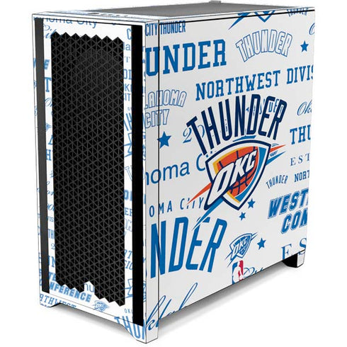 NBA Oklahoma City Thunder Historic Blast Corsair 4000D Tempered Glass Mid-Tower ATX Case Skin