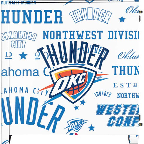 NBA Oklahoma City Thunder Historic Blast Corsair 4000D Tempered Glass Mid-Tower ATX Case Skin