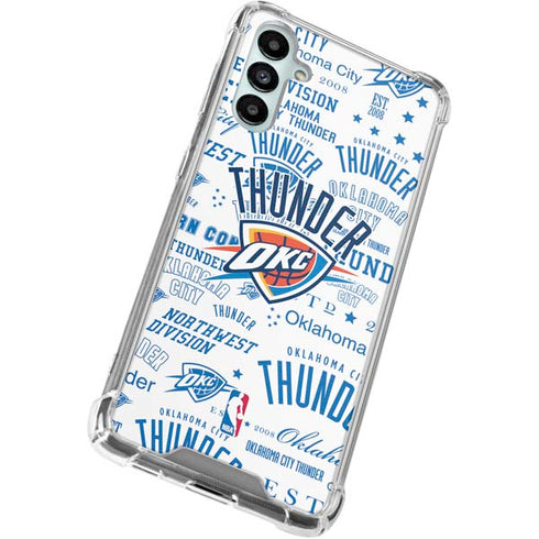 NBA Oklahoma City Thunder Historic Blast Galaxy A15 5G Clear Case