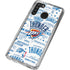NBA Oklahoma City Thunder Historic Blast Galaxy A21 Clear Case