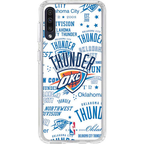 NBA Oklahoma City Thunder Historic Blast Galaxy A50 Clear Case