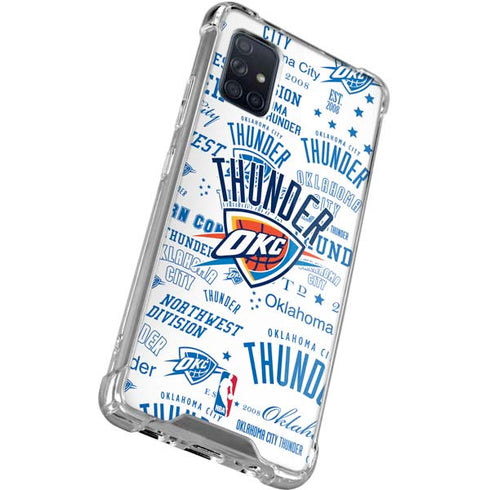 NBA Oklahoma City Thunder Historic Blast Galaxy A51 5G Clear Case