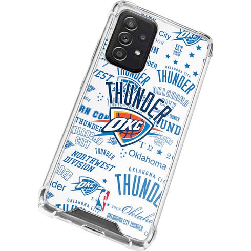NBA Oklahoma City Thunder Historic Blast Galaxy A52 5G Clear Case