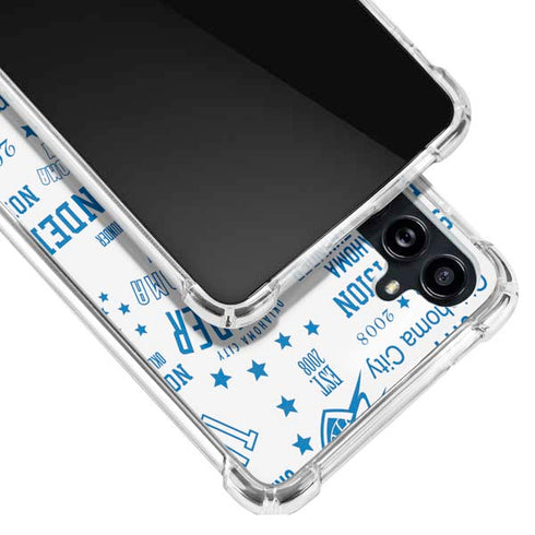 NBA Oklahoma City Thunder Historic Blast Galaxy A54 5G Clear Case