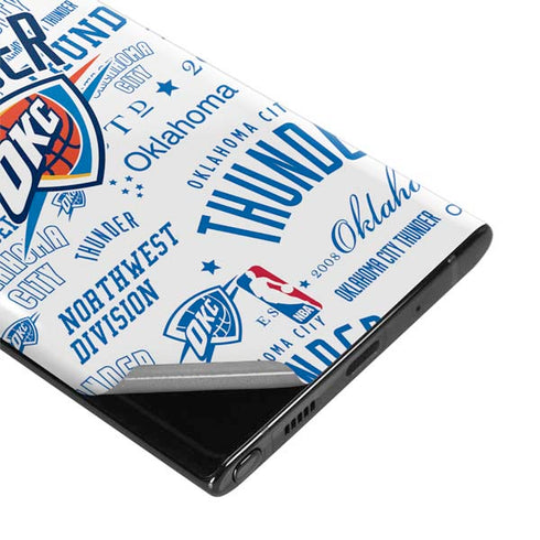 NBA Oklahoma City Thunder Historic Blast Galaxy Note 10 Plus Skin