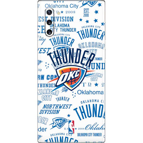NBA Oklahoma City Thunder Historic Blast Galaxy Note 10 Skin
