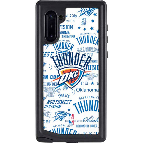NBA Oklahoma City Thunder Historic Blast Galaxy Note 10 Waterproof Case