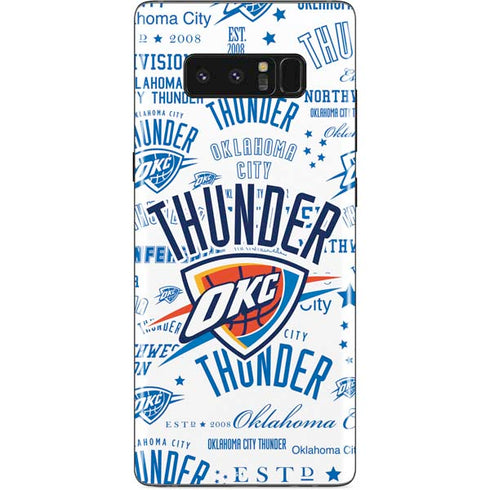 NBA Oklahoma City Thunder Historic Blast Galaxy Note 8 Skin