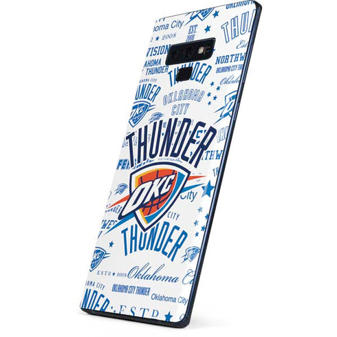 NBA Oklahoma City Thunder Historic Blast Galaxy Note 9 Skin