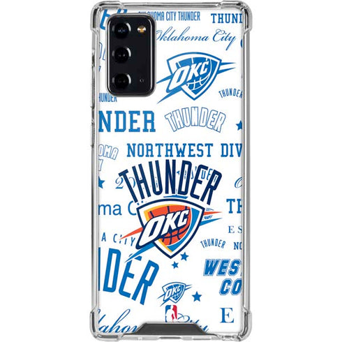 NBA Oklahoma City Thunder Historic Blast Galaxy Note20 5G Clear Case