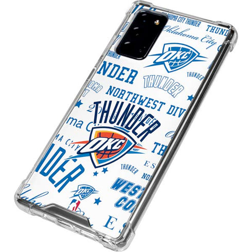 NBA Oklahoma City Thunder Historic Blast Galaxy Note20 5G Clear Case