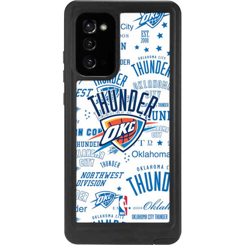 NBA Oklahoma City Thunder Historic Blast Galaxy Note20 5G Waterproof Case
