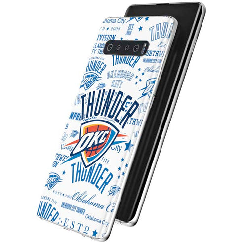 NBA Oklahoma City Thunder Historic Blast Galaxy S10 Skin