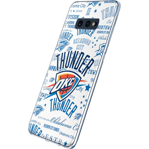 NBA Oklahoma City Thunder Historic Blast Galaxy S10e Skin