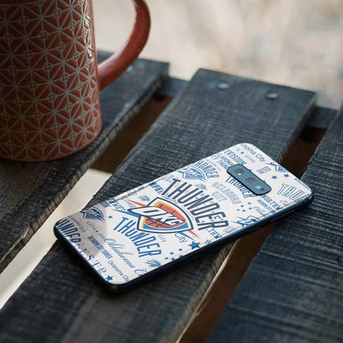 NBA Oklahoma City Thunder Historic Blast Galaxy S10e Skin