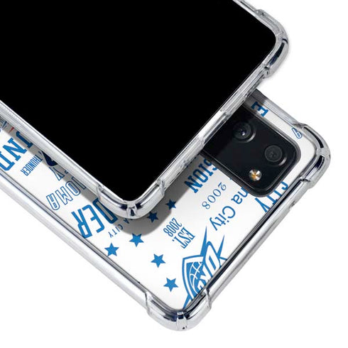 NBA Oklahoma City Thunder Historic Blast Galaxy S20 FE Clear Case