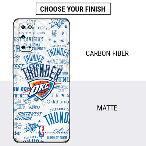 NBA Oklahoma City Thunder Historic Blast Galaxy S20 Skin
