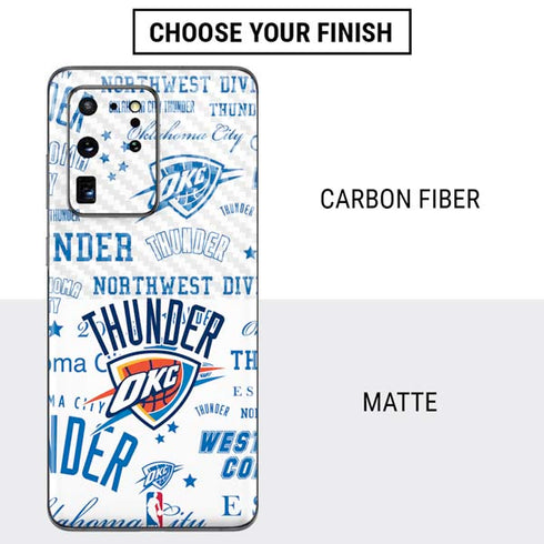 NBA Oklahoma City Thunder Historic Blast Galaxy S20 Ultra 5G Skin