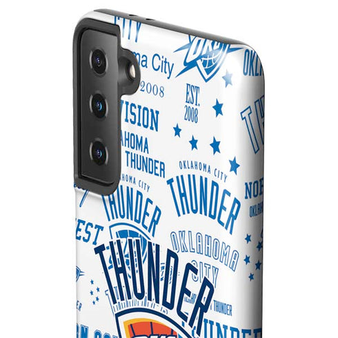 NBA Oklahoma City Thunder Historic Blast Galaxy S21 FE Pro Case