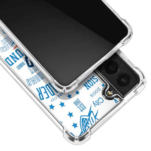 NBA Oklahoma City Thunder Historic Blast Galaxy S22 Plus Clear Case