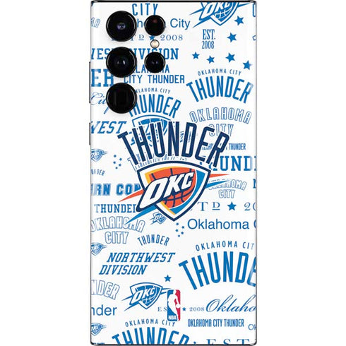 NBA Oklahoma City Thunder Historic Blast Galaxy S22 Ultra Skin