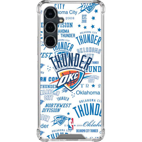 NBA Oklahoma City Thunder Historic Blast Galaxy S23 FE Clear Case