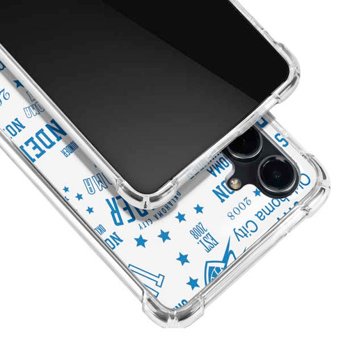 NBA Oklahoma City Thunder Historic Blast Galaxy S23 FE Clear Case