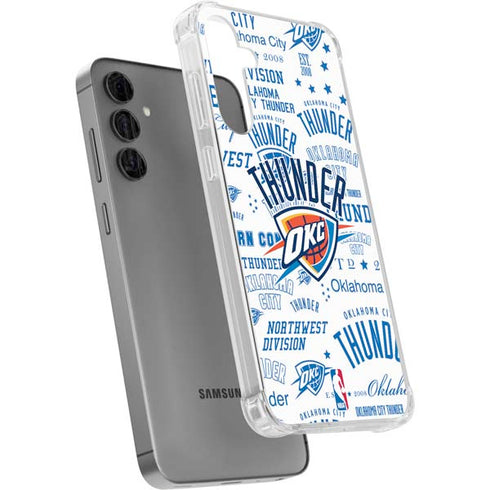 NBA Oklahoma City Thunder Historic Blast Galaxy S24 Plus Clear Case