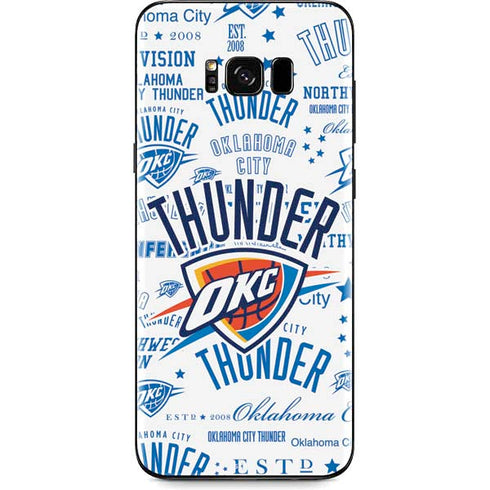 NBA Oklahoma City Thunder Historic Blast Galaxy S8 Skin