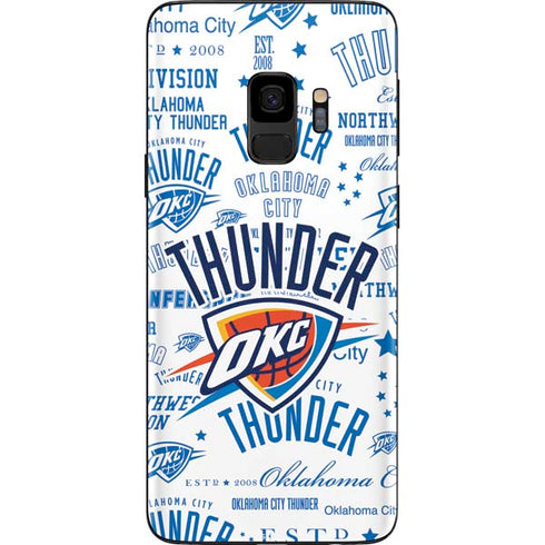NBA Oklahoma City Thunder Historic Blast Galaxy S9 Skin