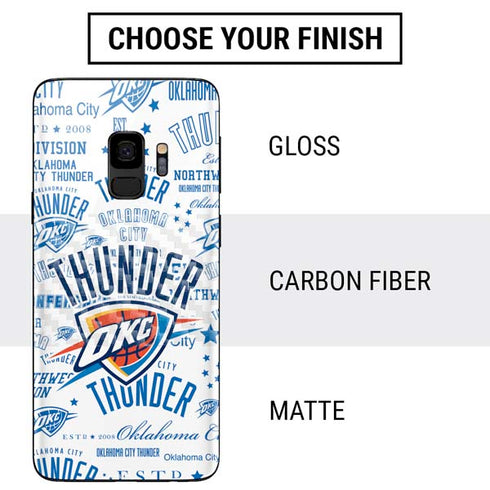NBA Oklahoma City Thunder Historic Blast Galaxy S9 Skin
