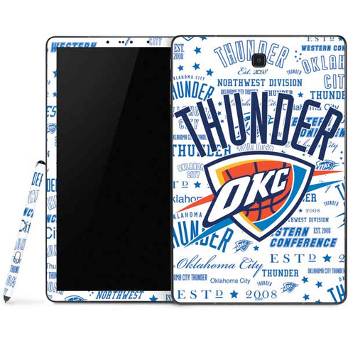 NBA Oklahoma City Thunder Historic Blast Samsung Galaxy Tab Skin