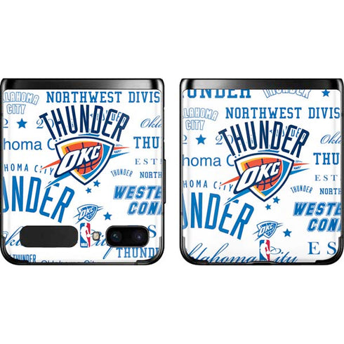 NBA Oklahoma City Thunder Historic Blast Galaxy Z Flip Skin