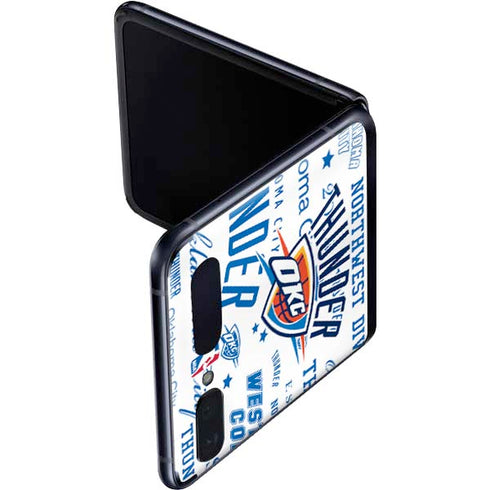NBA Oklahoma City Thunder Historic Blast Galaxy Z Flip Skin