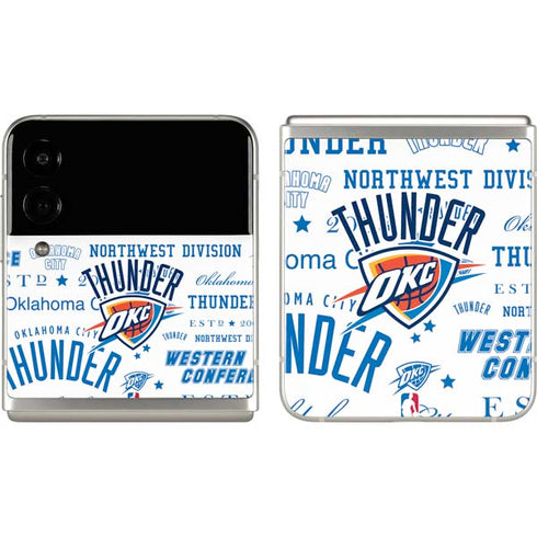 NBA Oklahoma City Thunder Historic Blast Galaxy Z Flip3 5G Skin